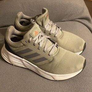 Adidas Galaxy Olive and Gray Athletic Sneakers Size:11.5